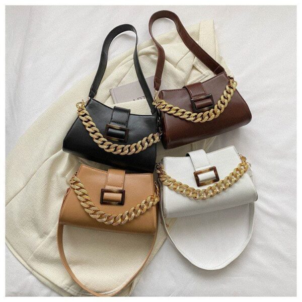 Shiny Belt Shoulder Bag RN302