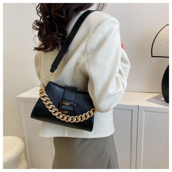 Shiny Belt Shoulder Bag RN302 - Image 2