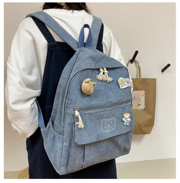 New Velvet Backpack RN223 - Image 5