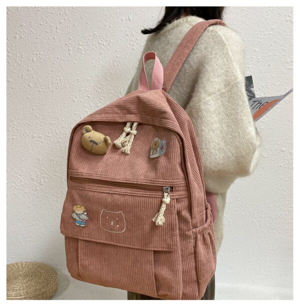 New Velvet Backpack RN223 - Image 4