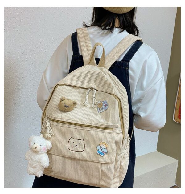 New Velvet Backpack RN223 - Image 3