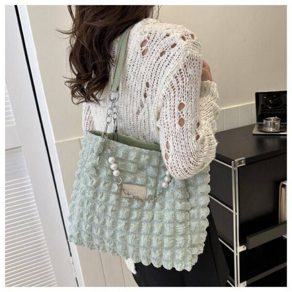 Fashionable Velvet Shoulder Bag RRM53 - Image 3