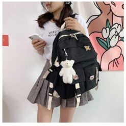 Alternative view of Large Backpack for Women | Nylon Casual Backpack