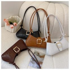 Medium handbag for women with zipper closure and adjustable strap – RedBag BD