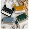 Crossbody bag for women with button closure – small PU leather bag – RedBag BD