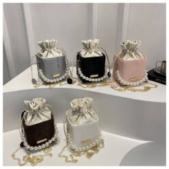 Party bag for women with drawstring closure – cute cube purse – RedBag BD
