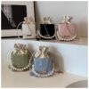 Small handbag for women with drawstring closure – cute box shape bag – RedBag BD