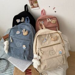 Backpack for women in Bangladesh with single chamber and zipper closure from RedBag BD