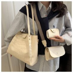 Alternative view of 3 Piece Set Bag for Women | Tote Crossbody Card Holder