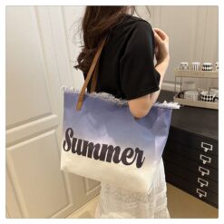 Alternative view of Large Capacity Tote Bag for Women | Canvas Shoulder Bag