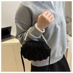 Alternative view of Mini Shoulder Bag for Women | Button Closure