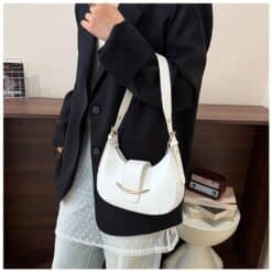 Alternative view of Small Handbag for Women | PU Top Handle Bag RDD435