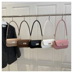 Small handbag for women with button cover closure – PU bag – RedBag BD