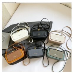 Small handbag for women with button closure – 3 way carry PU bag – RedBag BD