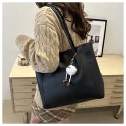 Alternative view of Large Tote Bag for Women | Spacious PU Handbag RMM192